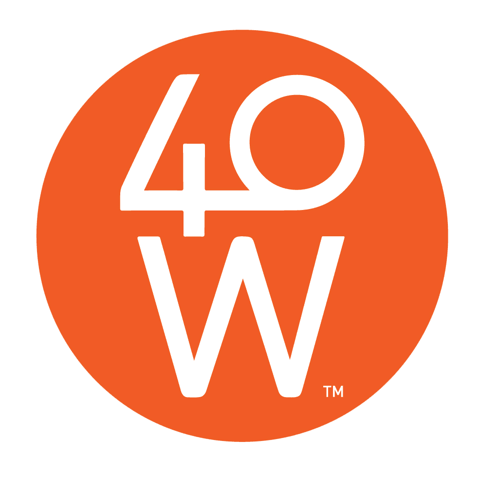 40 West logo