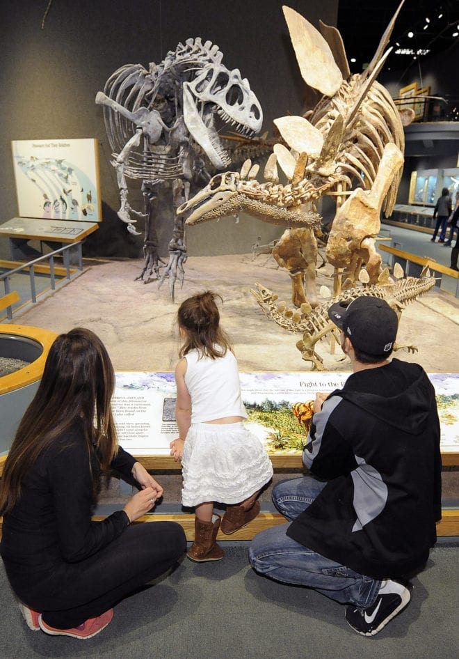 Visitors at the Denver Museum of Nature & Science