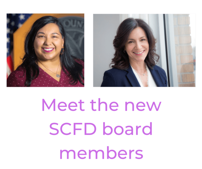Meet the New SCFD Board Members graphic